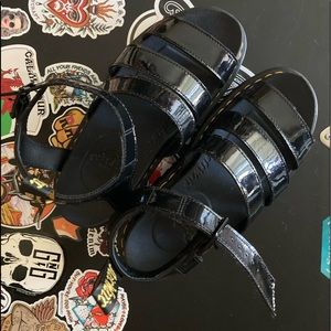 Dr. Martens Blaire Leather Gladiator Sandals Size 6 Best for Size 7